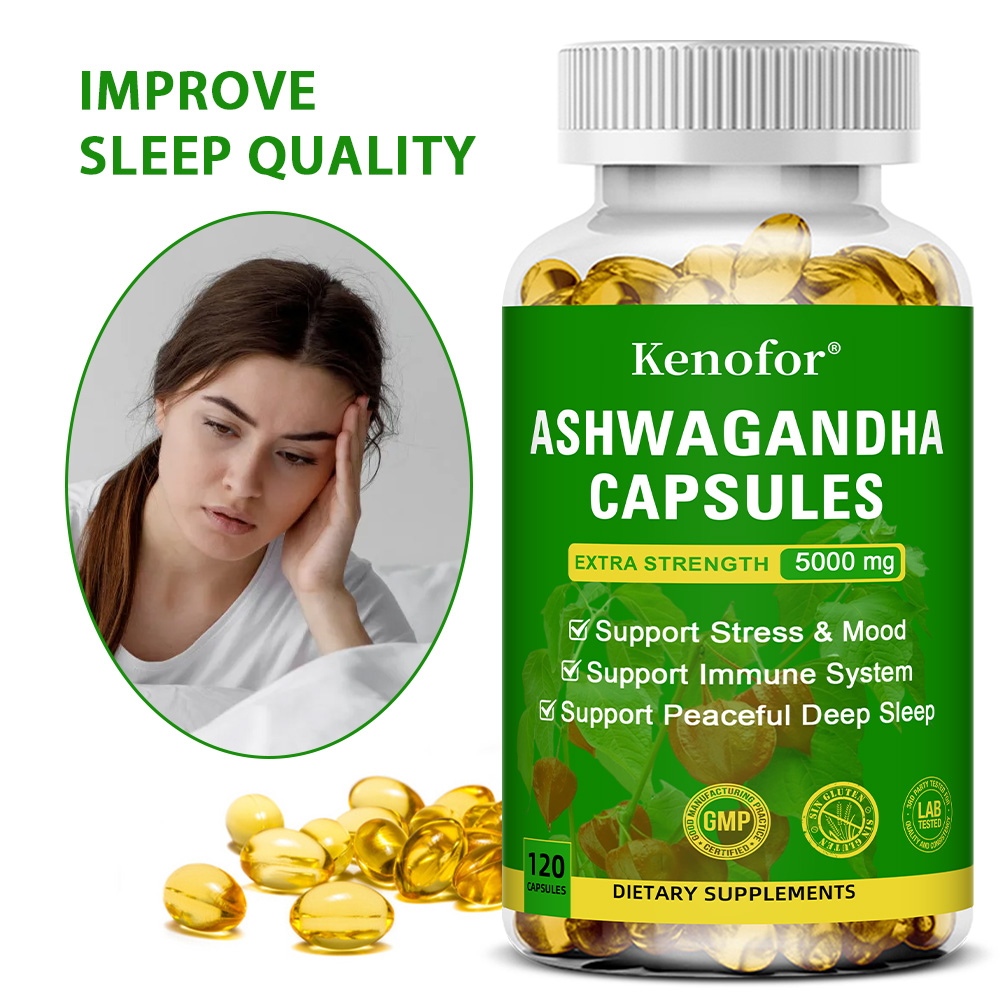 Herbal Wellness Blend - Капсулы с комплексом ашваганды 2300 мг,