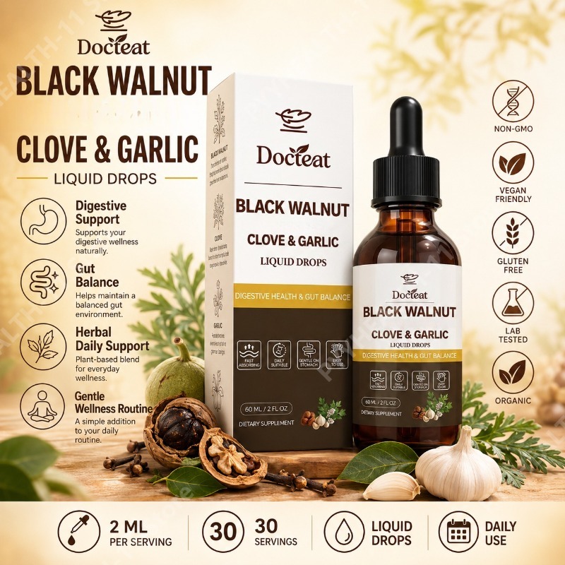 Herbal Wellness Blend - Жидкие капли с черным грецким орехом