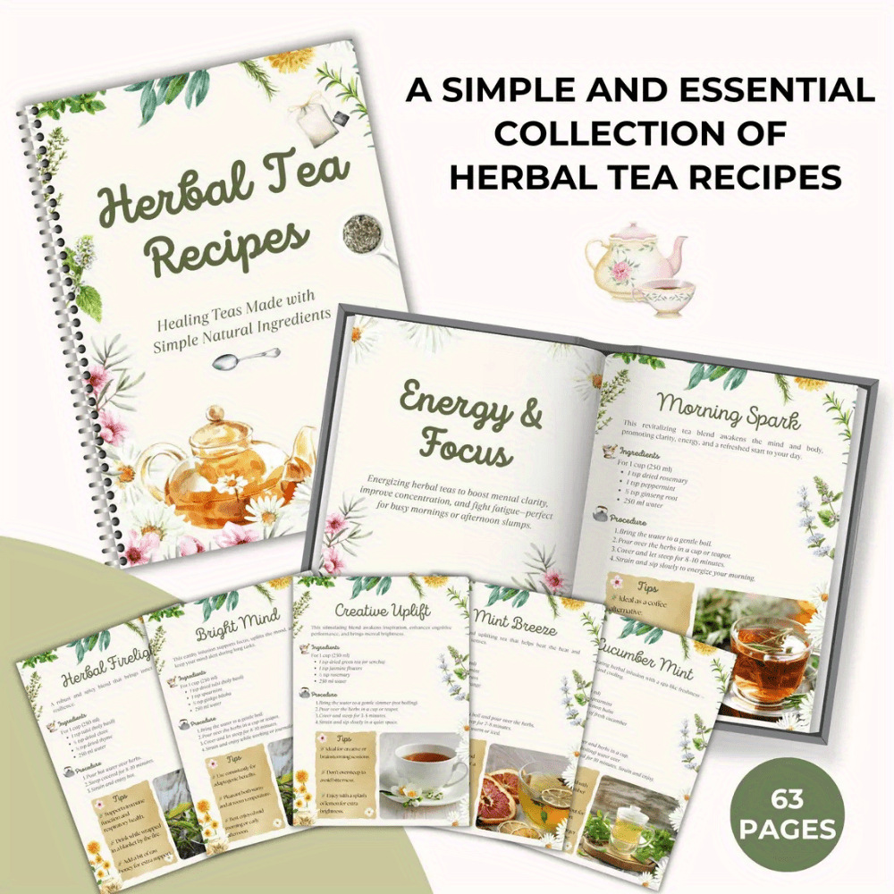 Книга рецептов травяных чаев – – обзор и цена Herbal Wellness Blend