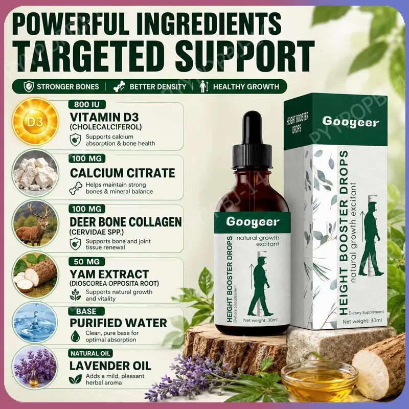 Жидкие капли Googeer с витамин – обзор и цена Herbal Wellness Blend